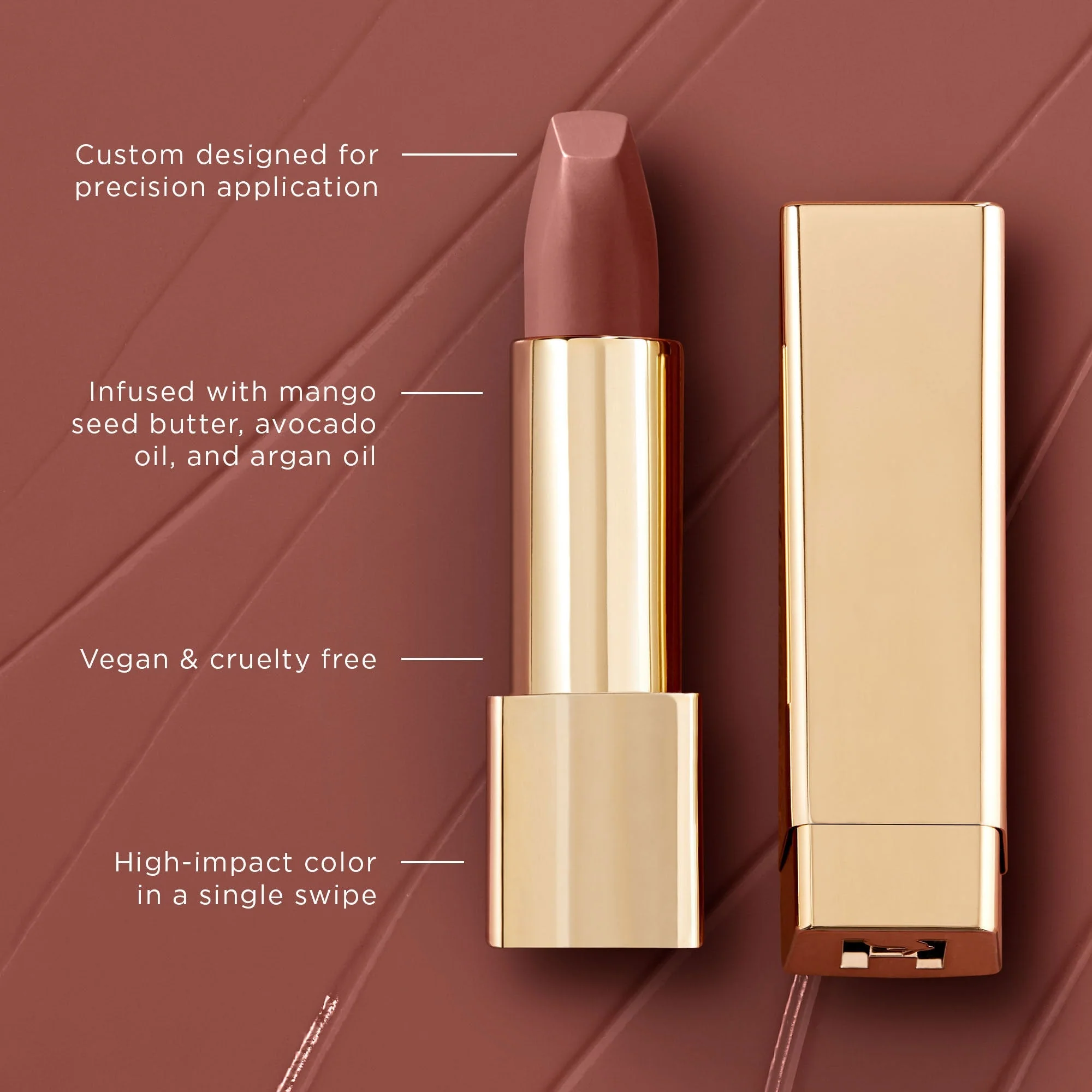 Unlocked Satin Crème Lipstick Red 0 - Image 9